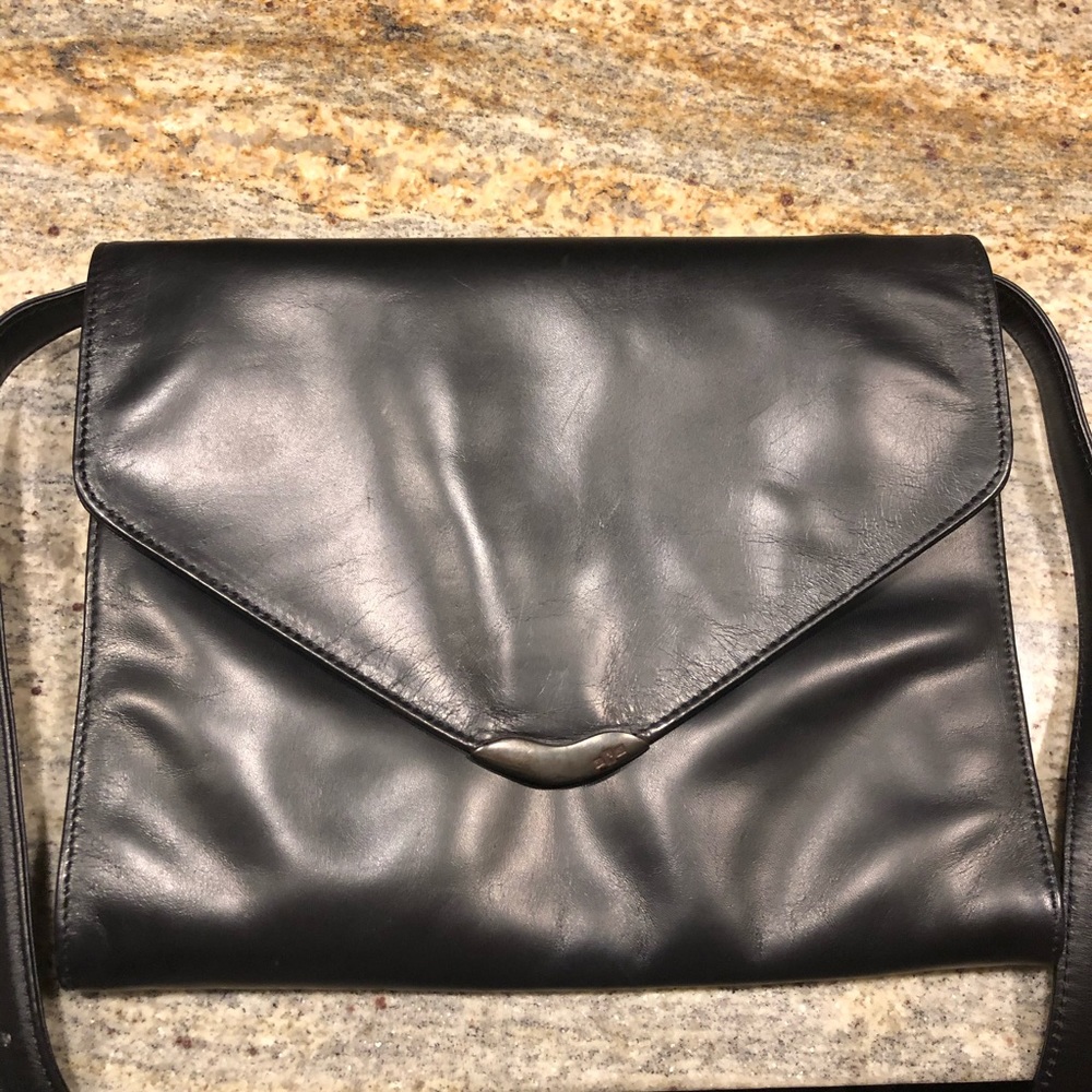 Vintage Over-sized Envelope Leather Clutch